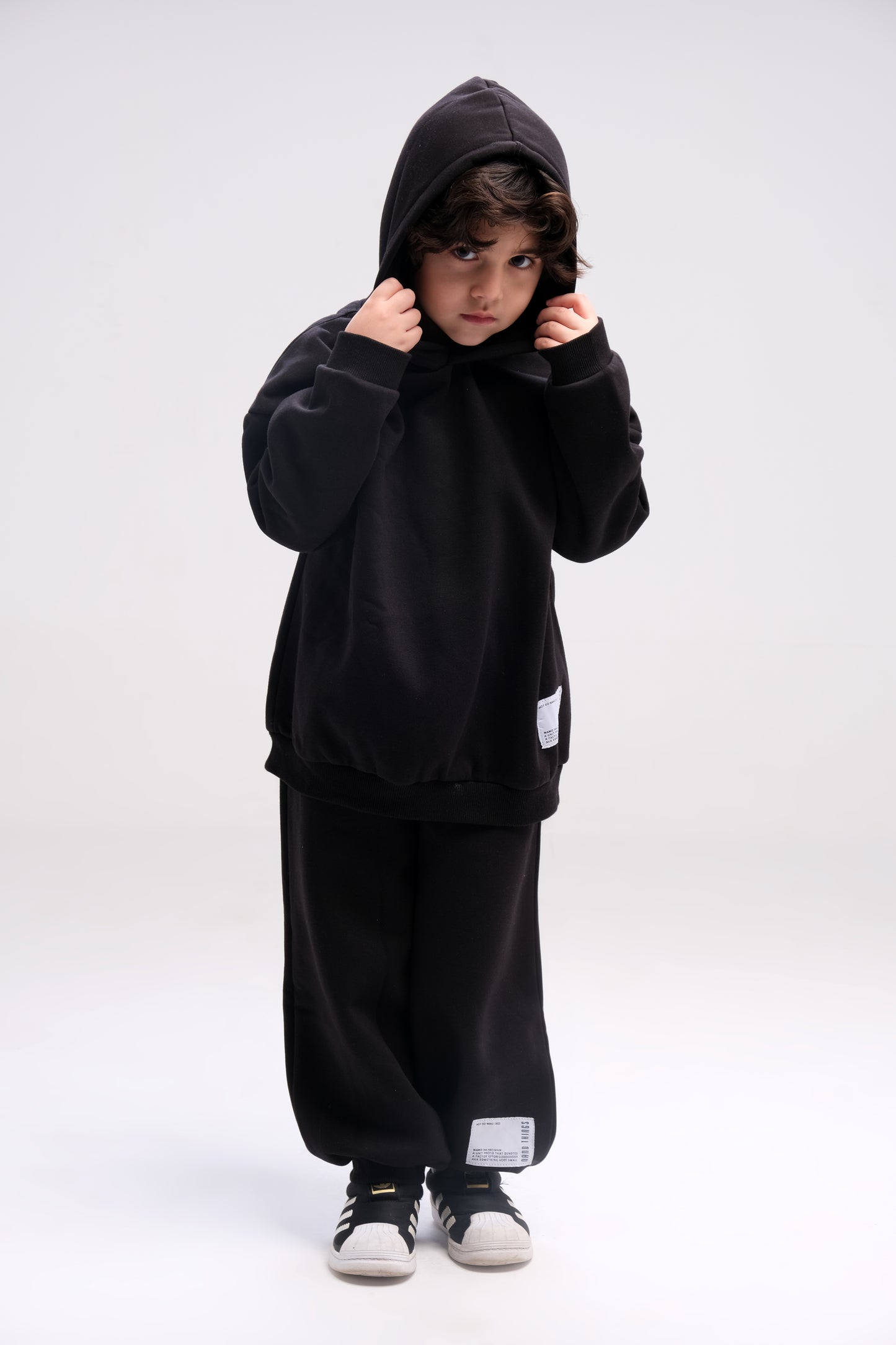 Unisex oversized set in black with tags