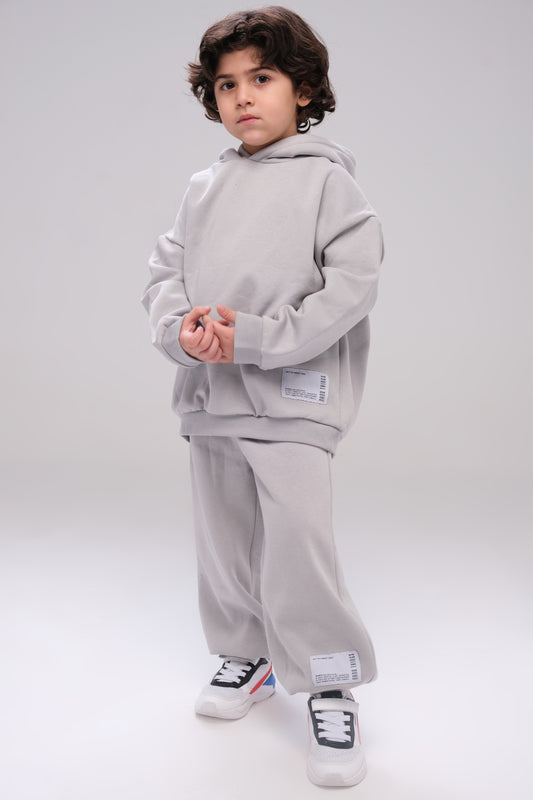 Unisex oversized set in sliver grey with tags