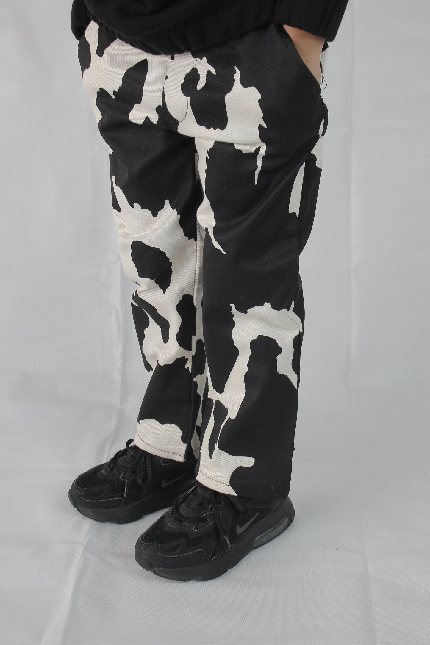 Cow print pants